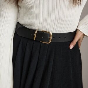 12th Tribe Jackie Gold Buckle Belt Size M/LM/L